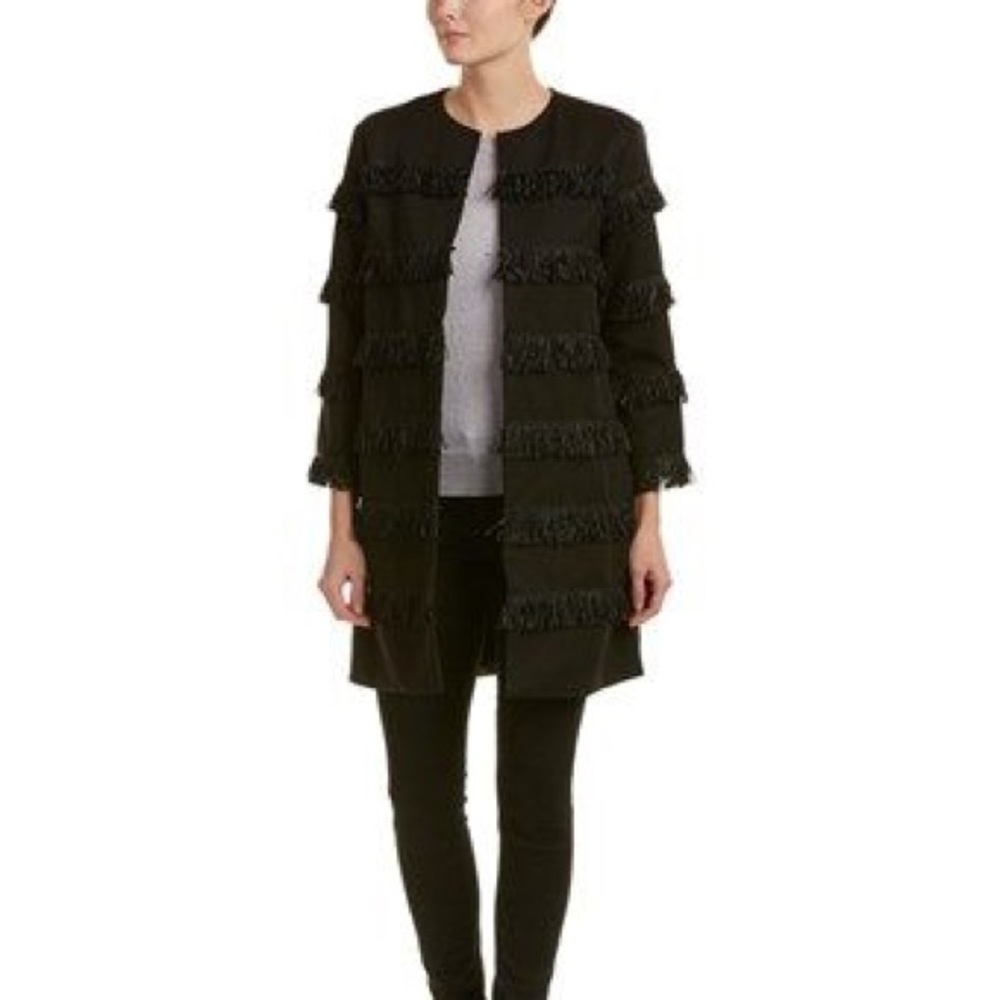 Black fringe jacket